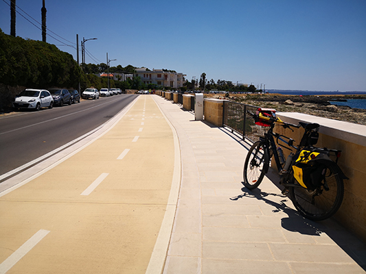 La strada ciclabile di Santa Caterina a Nardò