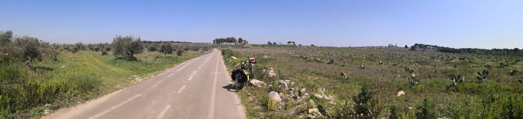 Ciclabile nella valle della Cupa