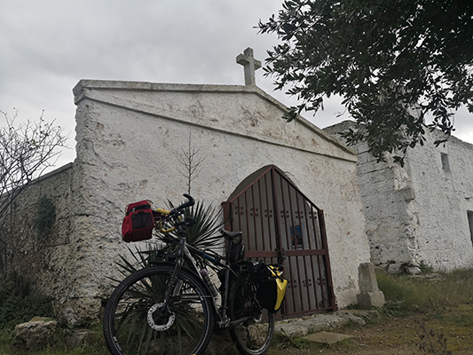 La cripta di Sant'Anna e la bicicletta