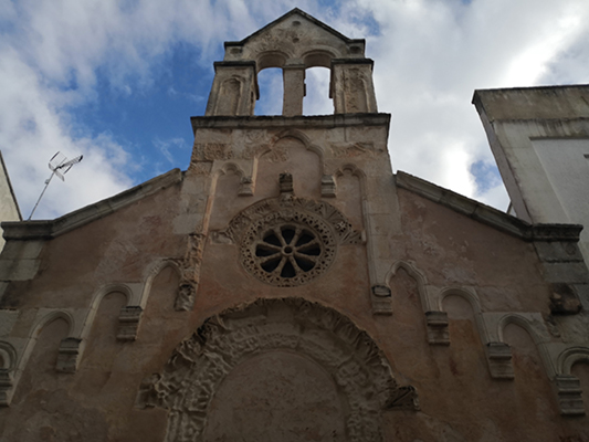 La facciata della chiesa di Santo Stefano