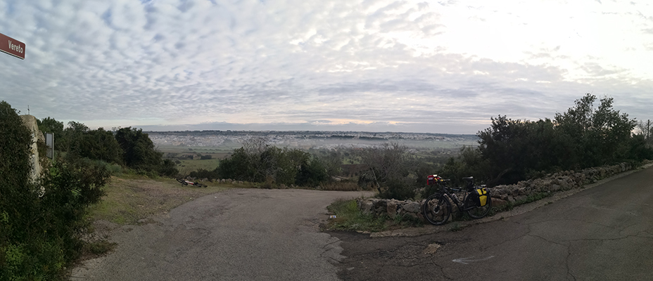 Panoramica di Patù da Vereto