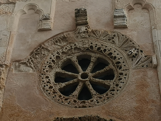 Rosone centrale chiesa di Santo Stefano