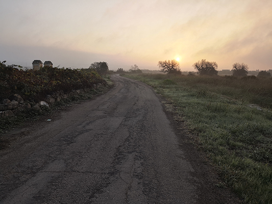 L'alba su vie secondarie