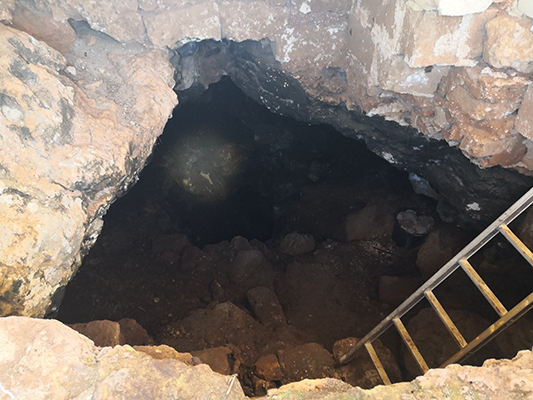 Cavità ipogea cripta Madonna della Grottella