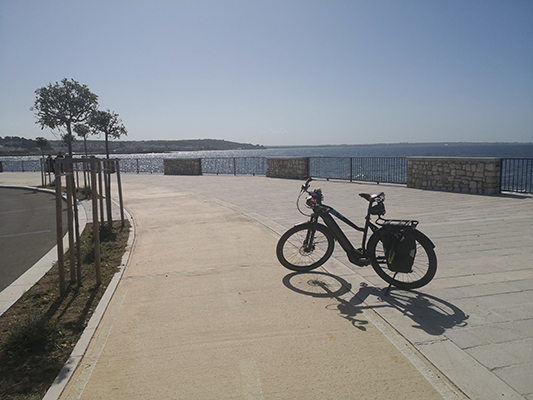 La ciclopedonale e la bicicletta a Santa Caterina