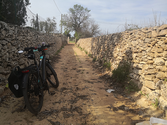 Da Tuglie in bici – Baia Verde di Gallipoli